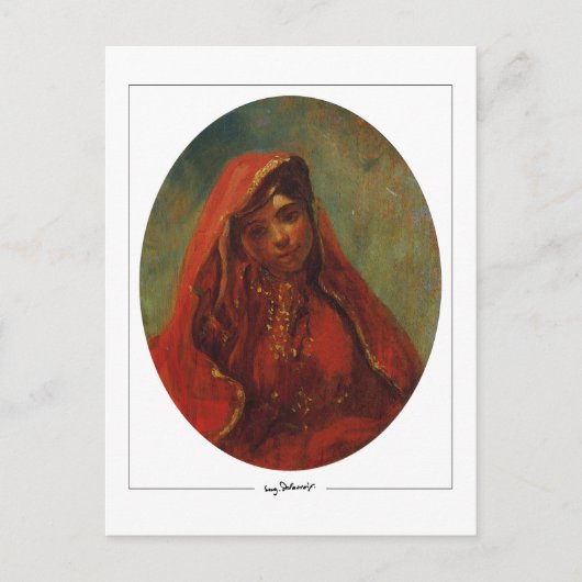 Eugène Delacroix #674 - Fine Art Postcard Postkarte (Vorderseite)