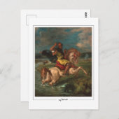 Eugène Delacroix #679 - Fine Art Postcard Postkarte (Vorne/Hinten)