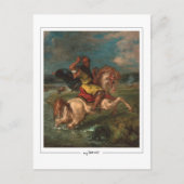 Eugène Delacroix #679 - Fine Art Postcard Postkarte (Vorderseite)