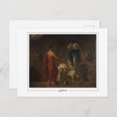 Eugène Delacroix #684 - Fine Art Postcard Postkarte (Vorne/Hinten)