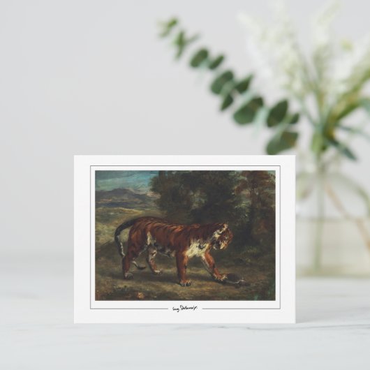 Eugène Delacroix #688 - Fine Art Postcard Postkarte (Stehend Vorderseite)