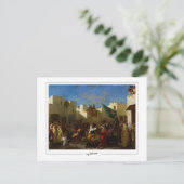 Eugène Delacroix #693 - Fine Art Postcard Postkarte (Stehend Vorderseite)