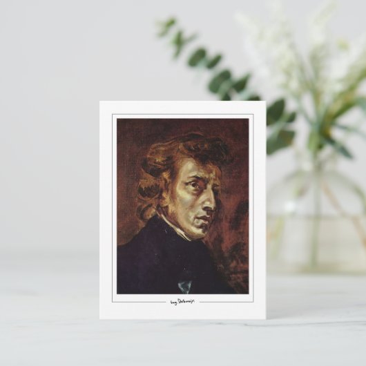 Eugène Delacroix #694 - Fine Art Postcard Postkarte (Stehend Vorderseite)