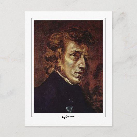 Eugène Delacroix #694 - Fine Art Postcard Postkarte (Vorderseite)