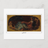 Eugène Delacroix #699 - Fine Art Postcard Postkarte (Vorderseite)
