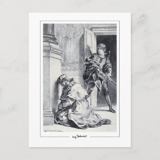 Eugène Delacroix #712 - Fine Art Postcard Postkarte (Vorderseite)