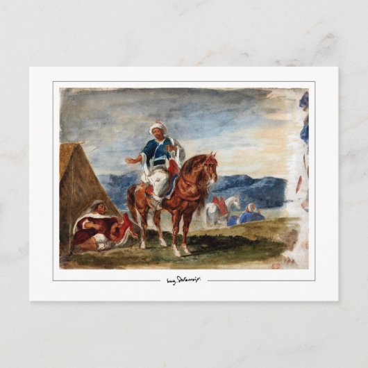 Eugène Delacroix #719 - Fine Art Postcard Postkarte (Vorderseite)