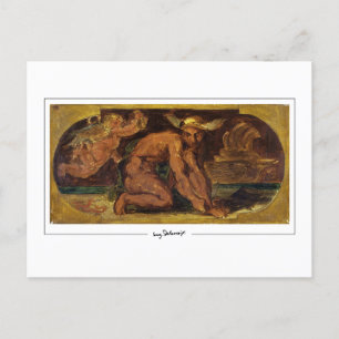 Eugène Delacroix #720 - Fine Art Postcard Postkarte