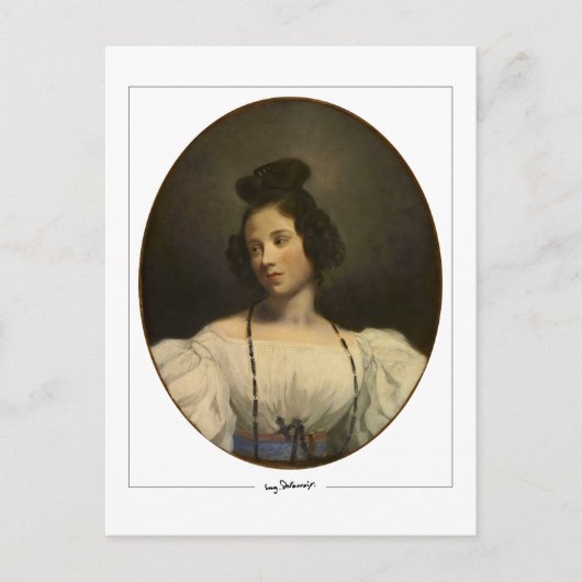 Eugène Delacroix #730 - Fine Art Postcard Postkarte (Vorderseite)