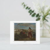 Eugène Delacroix #756 - Fine Art Postcard Postkarte (Stehend Vorderseite)