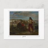 Eugène Delacroix #756 - Fine Art Postcard Postkarte (Vorderseite)