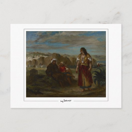 Eugène Delacroix #756 - Fine Art Postcard Postkarte (Vorderseite)