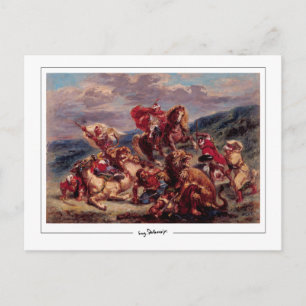 Eugène Delacroix #97 - Fine Art Postcard Postkarte
