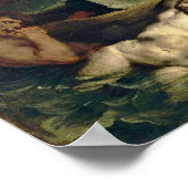 Eugene Delacroix - Dante und Virgil in Hell Poster (Ecke)