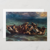 Eugene Delacroix - Das Schiffswrack von Don Juan Dankeskarte (Vorne/Hinten)