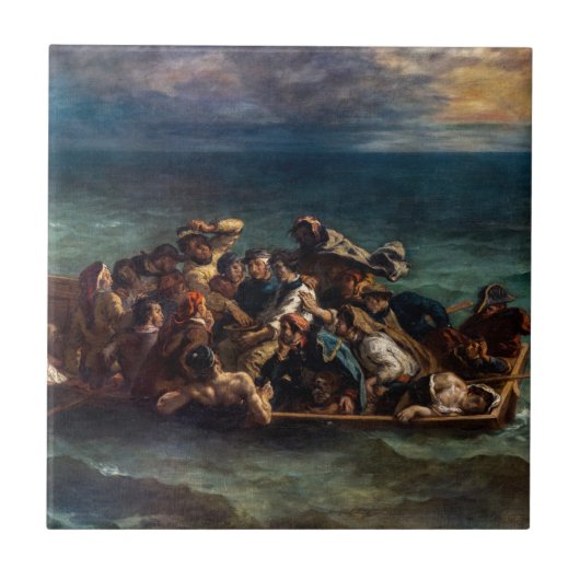 Eugene Delacroix - Das Schiffswrack von Don Juan Fliese (Vorderseite)