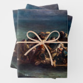 Eugene Delacroix - Das Schiffswrack von Don Juan Geschenkpapier Set (Beispiel)