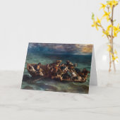 Eugene Delacroix - Das Schiffswrack von Don Juan Karte (Gelbe Blume)