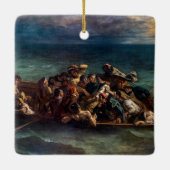 Eugene Delacroix - Das Schiffswrack von Don Juan Keramikornament (Rückseite)