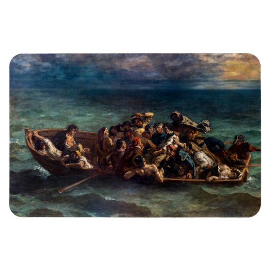 Eugene Delacroix - Das Schiffswrack von Don Juan Magnet (Horizontal)