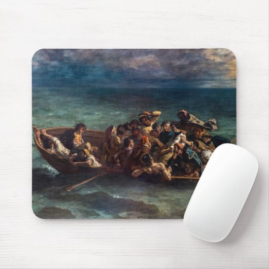Eugene Delacroix - Das Schiffswrack von Don Juan Mousepad (Mit Mouse)