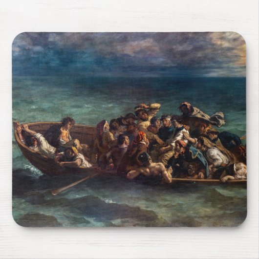 Eugene Delacroix - Das Schiffswrack von Don Juan Mousepad (Vorne)