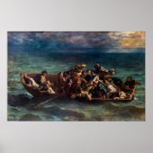Eugene Delacroix - Das Schiffswrack von Don Juan Poster (Vorne)