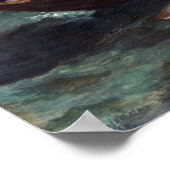 Eugene Delacroix - Das Schiffswrack von Don Juan Poster (Ecke)