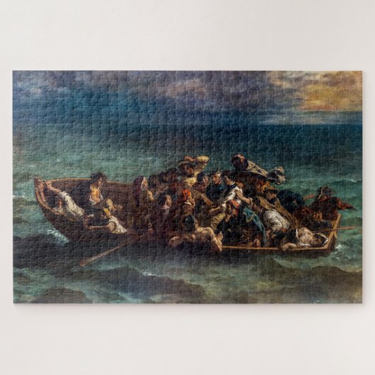 Eugene Delacroix - Das Schiffswrack von Don Juan Puzzle (Horizontal)