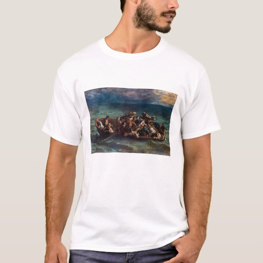 Eugene Delacroix - Das Schiffswrack von Don Juan T-Shirt (Vorderseite)