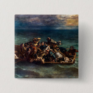 Eugene Delacroix - Der Schiffbruch von Don Juan Button