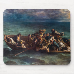Eugene Delacroix - Der Schiffbruch von Don Juan Mousepad