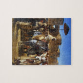 Eugene Delacroix- der Sultan von Marokkoverlassen Puzzle (Horizontal)
