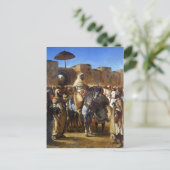 Eugene Delacroix - Der verlassend Sultan Marokkos Postkarte (Stehend Vorderseite)