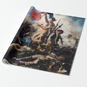 Eugene Delacroix - Die Freiheit führt das Volk Geschenkpapier