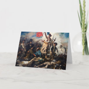 Eugene Delacroix - Die Freiheit führt das Volk Karte