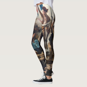 Eugene Delacroix - Die Freiheit führt das Volk Leggings
