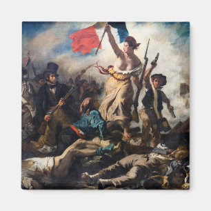 Eugene Delacroix - Die Freiheit führt das Volk Magnet