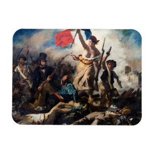 Eugene Delacroix - Die Freiheit führt das Volk Magnet