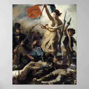 Eugene Delacroix - Freiheit, Führend des Volkes Poster