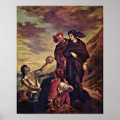 Eugene Delacroix - Hamlet und Horatio Poster (Vorne)