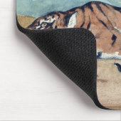 Eugène Delacroix Königstiger Mousepad (Ecke)