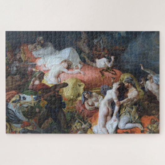 Eugène Delacroix - La Mort de Sardanapale Puzzle (Horizontal)