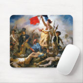 Eugene Delacroix Liberty führt das Volk an Mousepad (Mit Mouse)