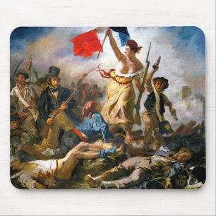 Eugene Delacroix Liberty führt das Volk an Mousepad