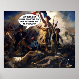 Eugene Delacroix Liberty führt den Volksvorsprung Poster