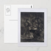 Eugene Delacroix: Macbeth und die Hexen Postkarte (Vorne/Hinten)
