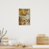 Eugene Delacroix - Mauern der Meknes Poster (Küche)