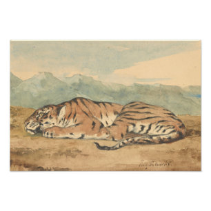 Eugene Delacroix - Royal Tiger Fotodruck