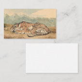 Eugene Delacroix - Royal Tiger Visitenkarte (Vorne/Hinten)